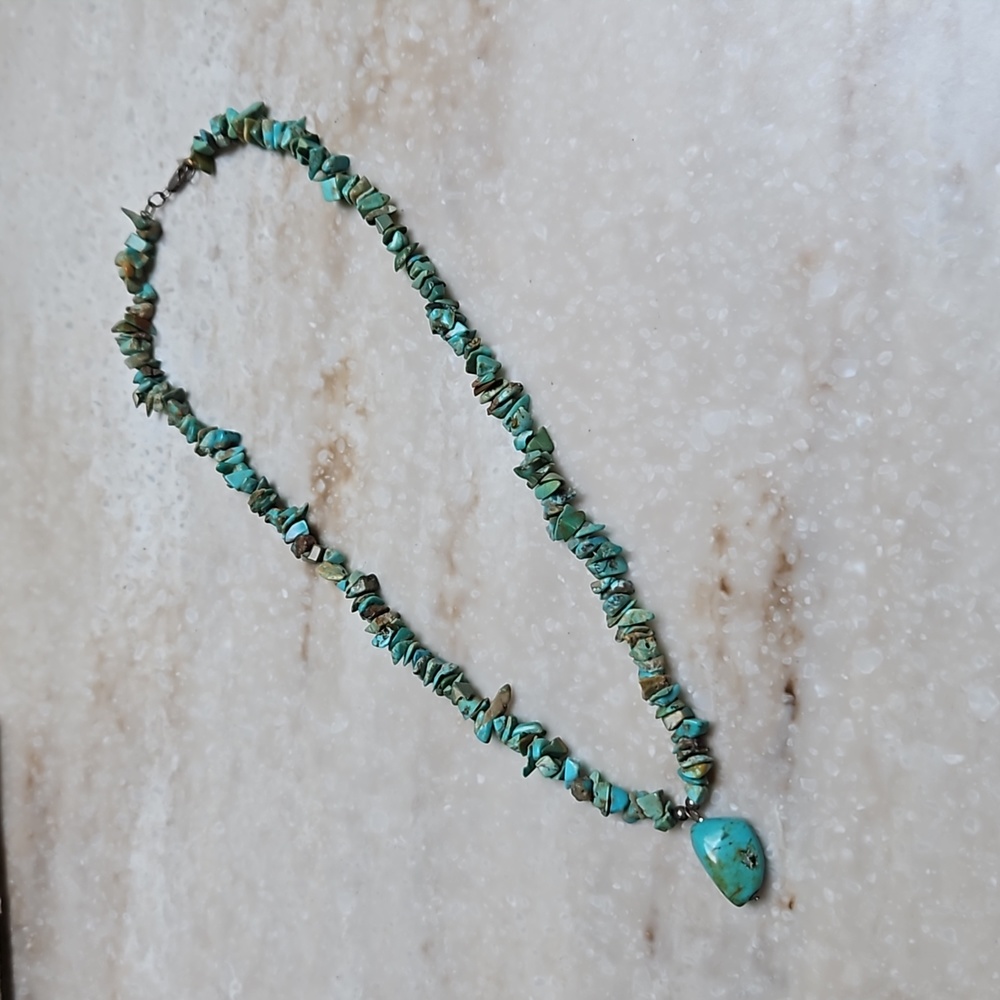 😍Turquoise Nugget Necklace😍